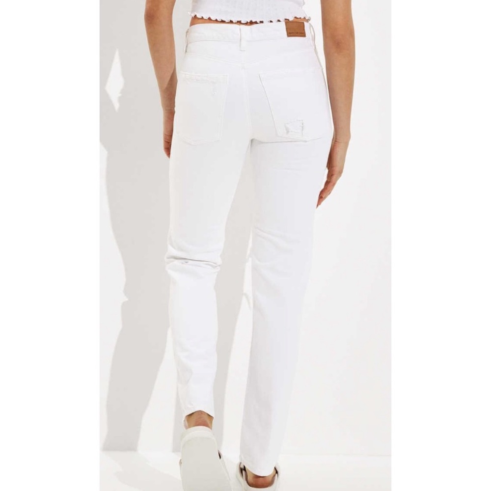American Eagle white 90’s straight jeans - Picture 2 of 8